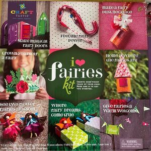 I 🩷 love Fairy Kit - Colorful craft art kit for kids creative gift